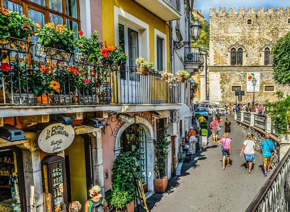 Ferienwohnung Casa Dionysius Taormina Exterior foto