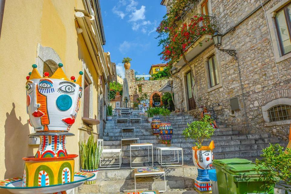 Ferienwohnung Casa Dionysius Taormina Exterior foto